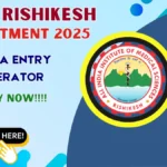 AIIMS Rishikesh Data Entry Operator Recruitment 2025 - Apply Offline for 01 Posts